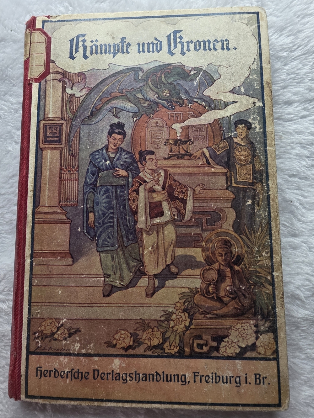 Vintage German Book Kämpfe und Kronen by Joseph Spillmann S.J.